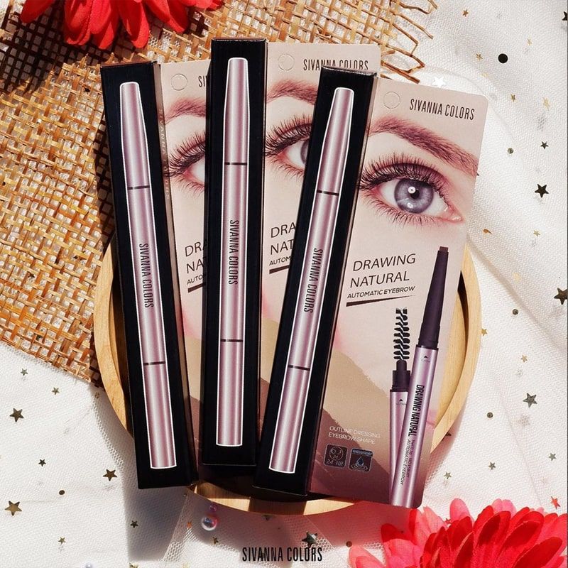 Chì Kẻ Mày Sivanna Colors Drawing Natural Automatic Eyebrow ES8007