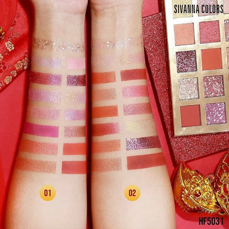 Bảng Phấn Mắt Sivanna Colors Lucky Pretty Eye Shadow Palette HF5031