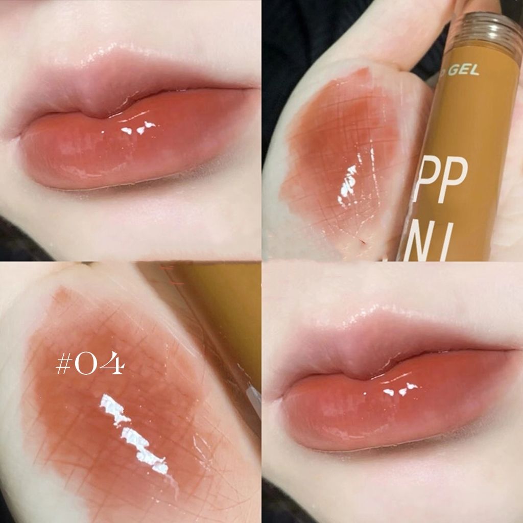  Son Bóng Bền Màu Mềm Môi CAPPUVINI Syrup Lip Gel Nội Địa Trung 