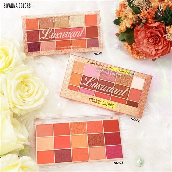 Bảng Phấn Mắt Sivanna Colors Luxuriant Ultra Professional Eyeshadows HF3011