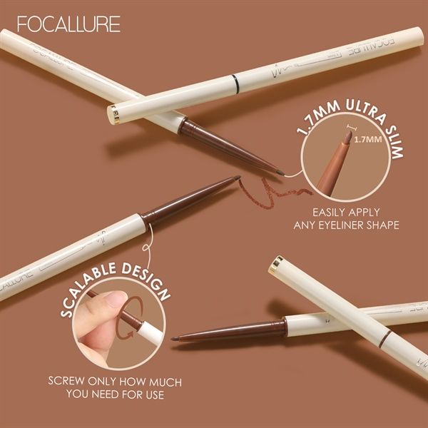 Chì Sáp Kẻ Mắt Lâu Trôi FOCALLURE Perfectly Defined Gel Eyeliner | FA-243