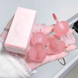  Son Kem Móc Khóa Thỏ Hồng GEGE BEAR Cute Rabbit Velvet Lip Mud Nội Địa Trung 