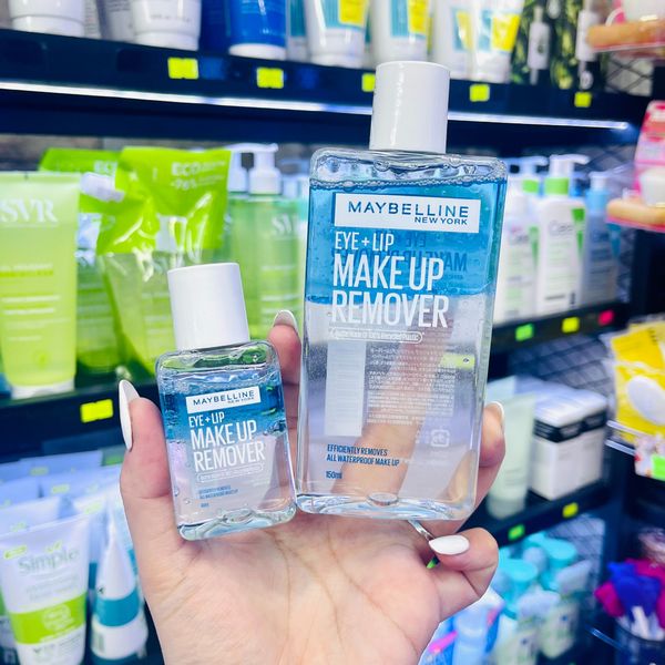  Nước Tẩy Trang Mắt Môi MAYBELLINE Eye+Lip Make Up Remover 