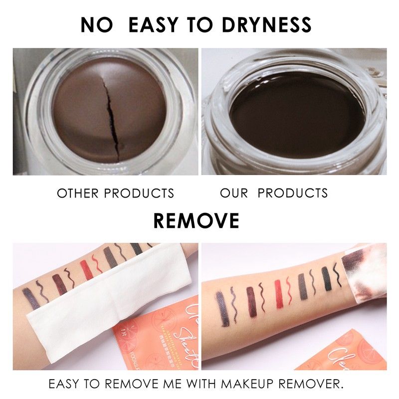 (Kèm Cọ) Gel Eyeliner Bền Màu Không Trôi FOCALLURE Stay Max Smooth Eyeliner Gel | FA-135