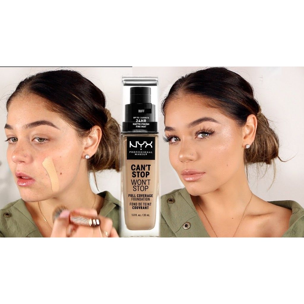 Kem Nền NYX Professional Makeup Can’t Stop Won’t Stop Full Coverage Foundation