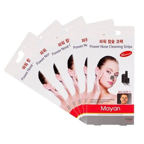  Lột Mụn Cám MAYAN Powder Nose Cleaning 4 Strips 