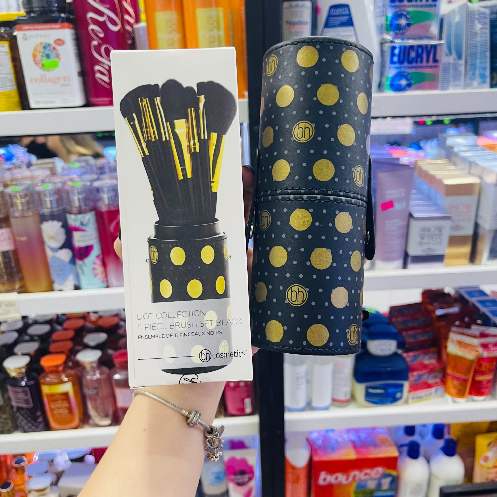Bộ Cọ 11 Cây BH COSMETICS Dot Collection 11 Piece Brush Sets
