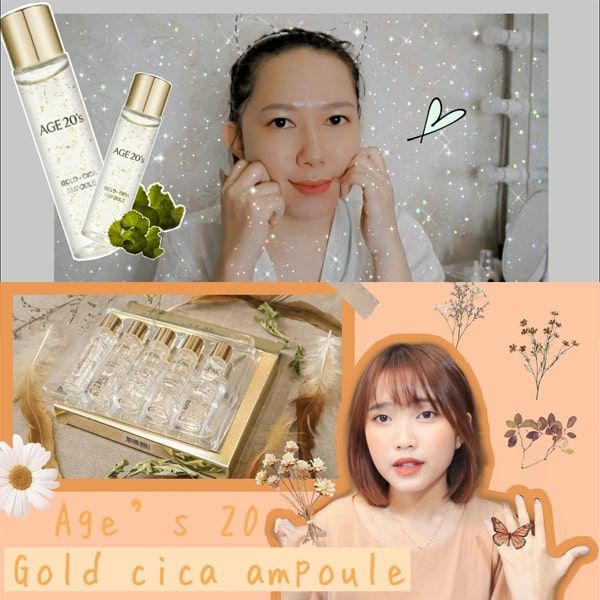 Set Tinh Chất Age 20's Gold - Cica Ampoule