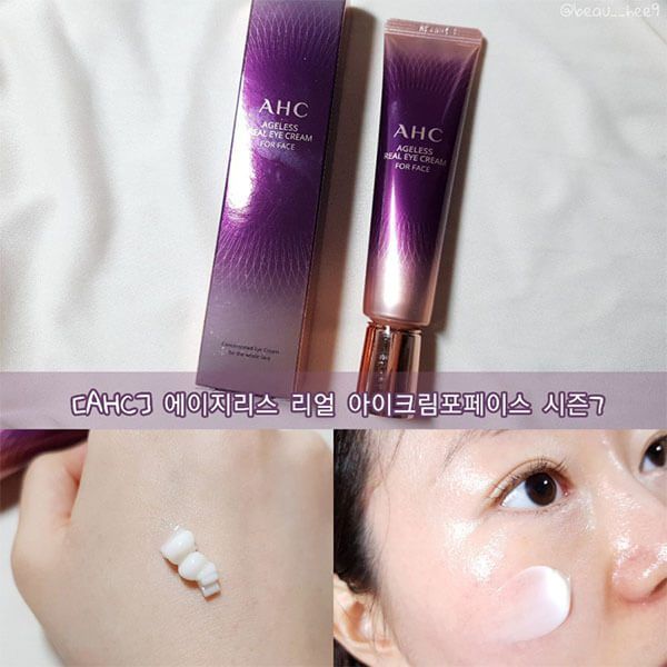 Kem Dưỡng Mắt, Cải Thiện Nếp Nhăn AHC Ageless Real Eye Cream For Face (không tích điểm)