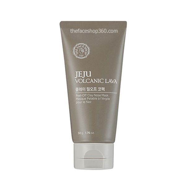Gel Lột Mụn Jeju Volcanic Lava Peel – off Clay Nose Mask The Face Shop