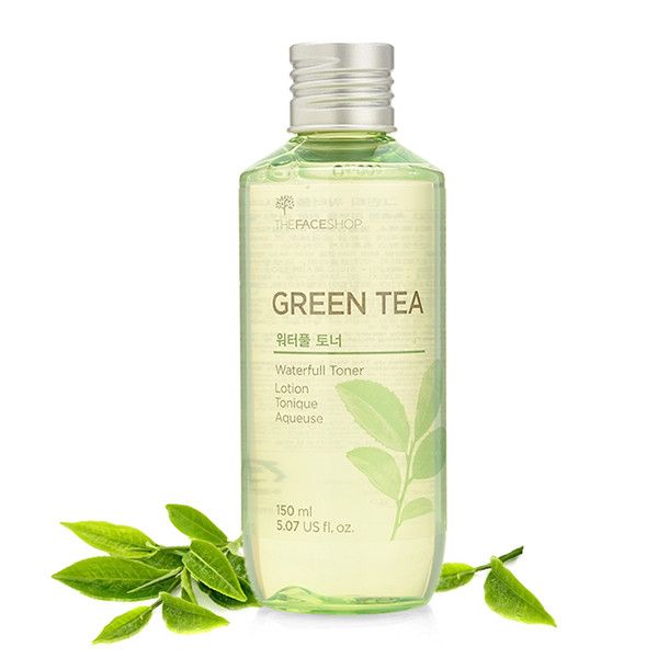Green Tea Waterfull Toner- Nước Hoa Hồng Trà Xanh The Face Shop