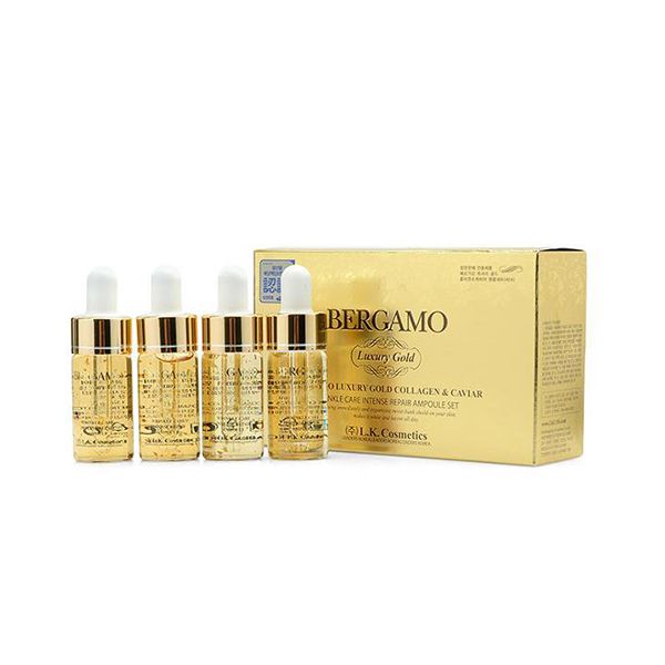 Tinh Chất Tinh Thể Vàng Bergamo Luxury Gold Collagen & Caviar