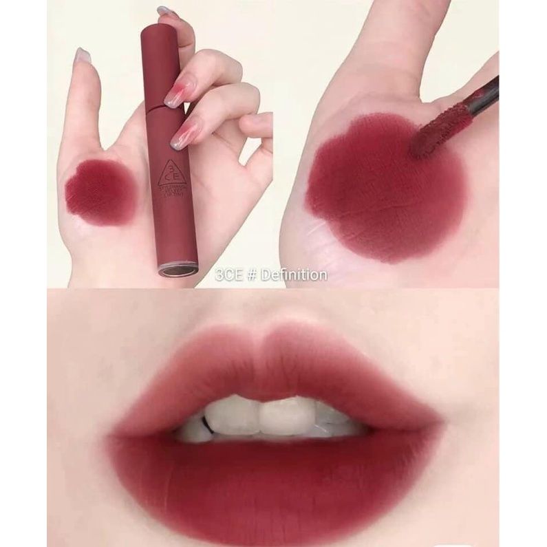  Son Kem Lì 3ce The United Gestures Of Spirited Kinetics Velvet Lip Tint #Definition (Phiên Bản Giới Hạn) 