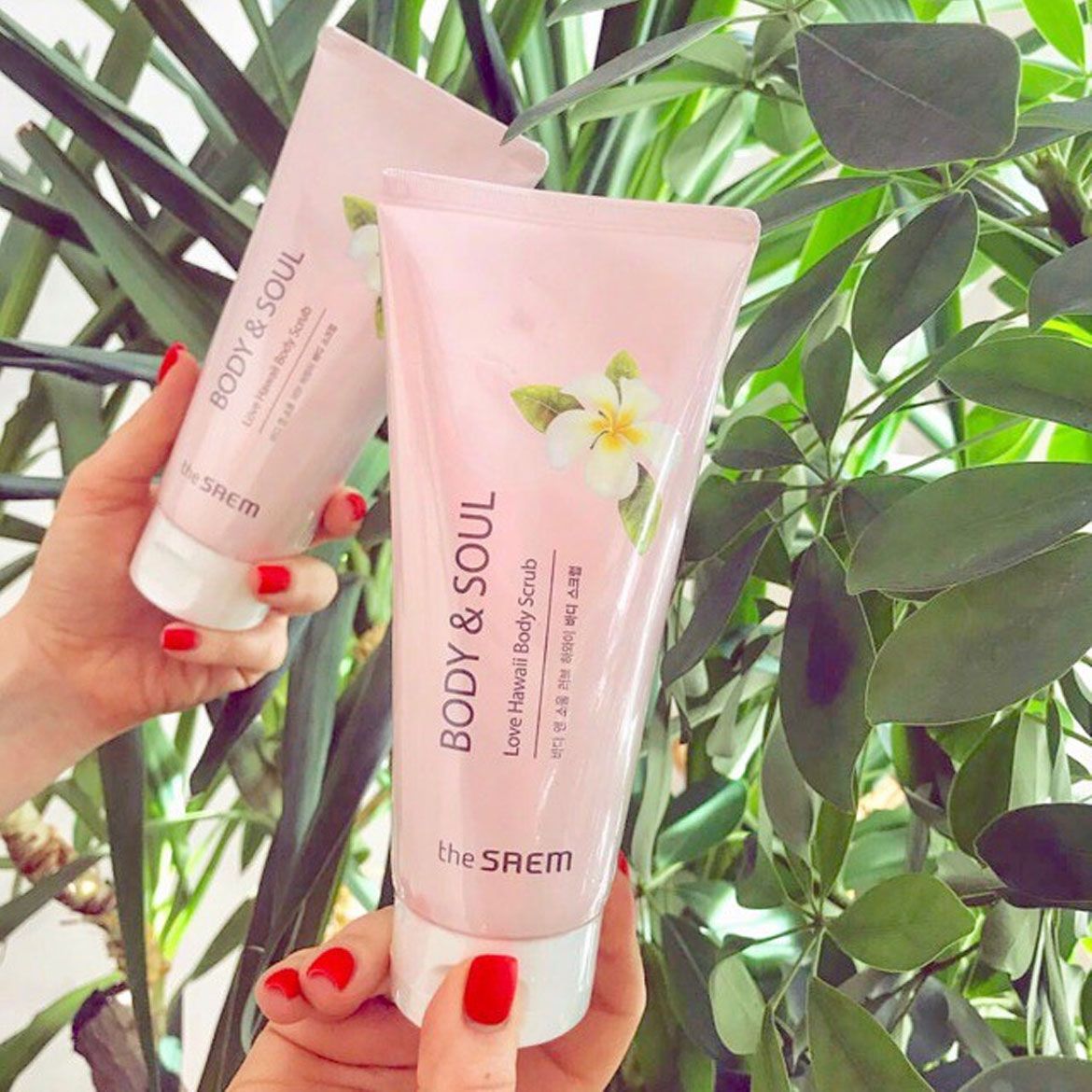 Tẩy tế bào chết The Saem Body & Soul Love Hawaii Body Scrub
