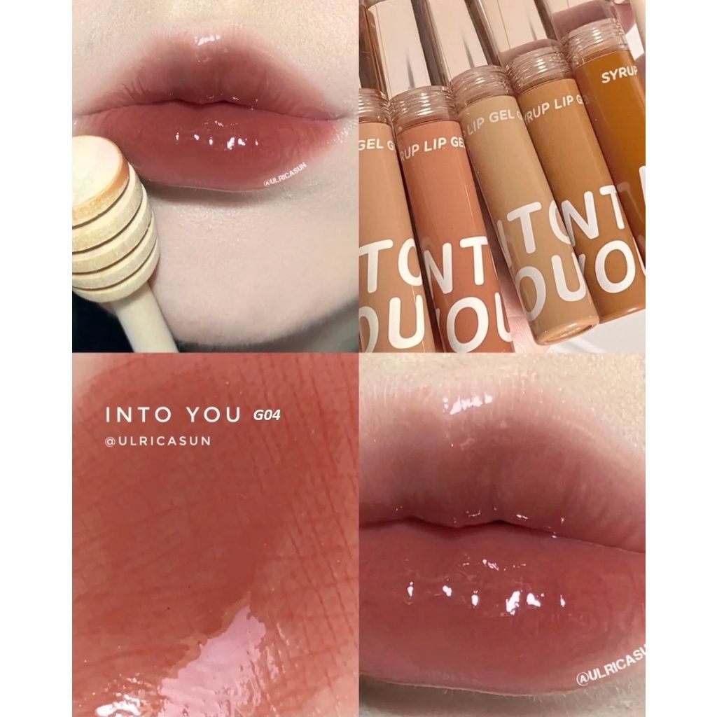 Son Bóng Bền Màu Mềm Môi INTO YOU Syrup Lip Gel Nội Địa Trung