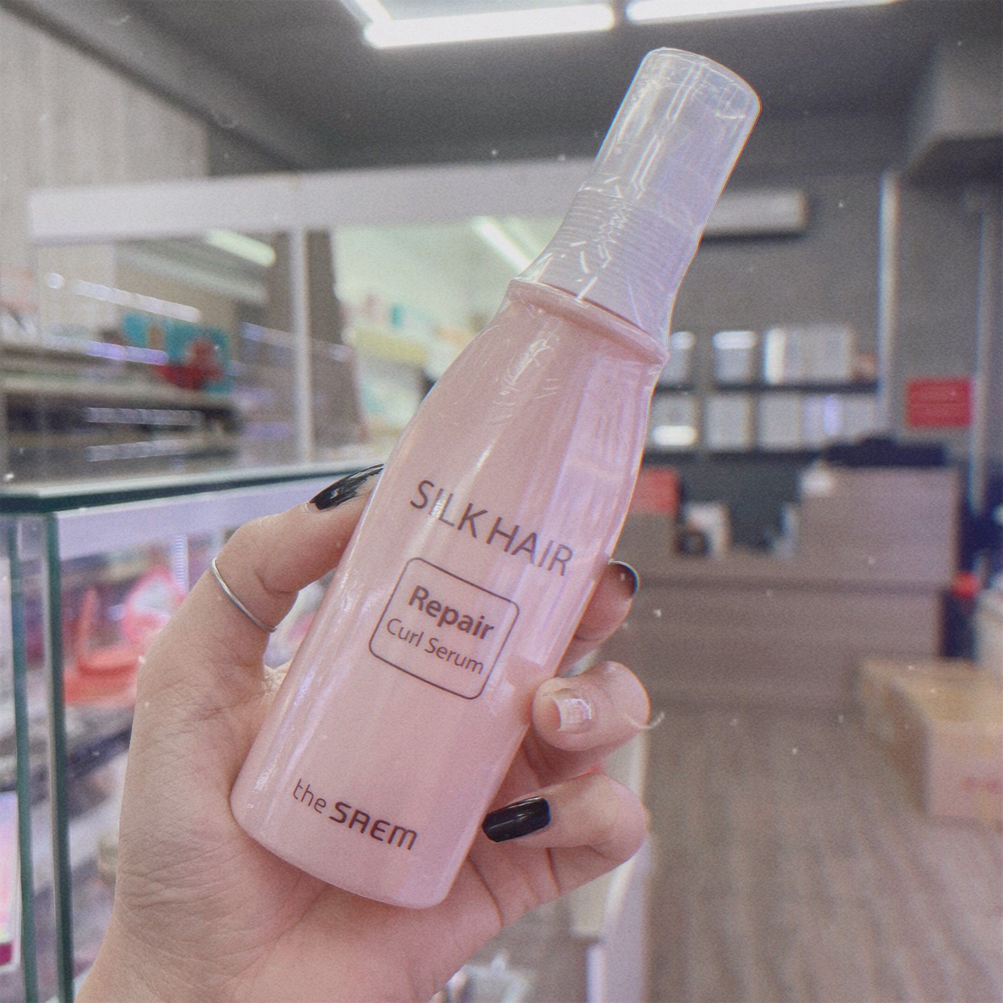 Tinh Chất Phục Hồi Tóc The Saem Silk Hair Repair Curl Serum 80ml