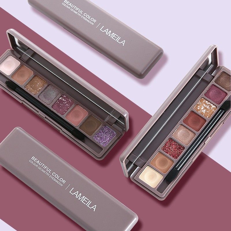  Bảng Phấn Mắt Lameila 9 ô Colour Geomety Eyeshadow 