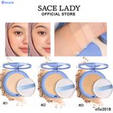  Phấn Phủ Nén Kiềm Dầu, Không Trôi SACE LADY Lasting Waterproof Oil Control Pressed Powder 