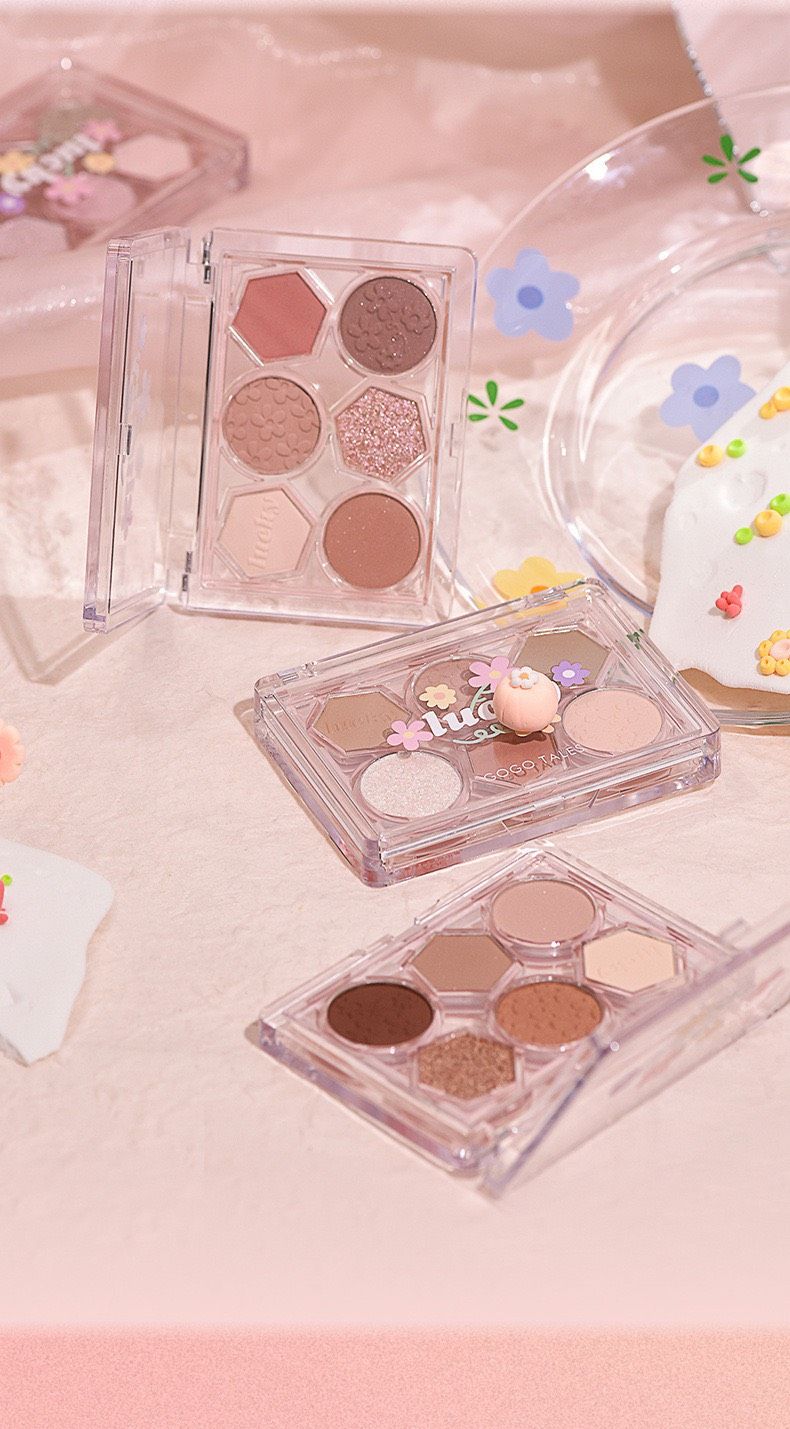  Bảng Phấn Mắt 6 Ô Lucky GOGO TALES Springfield Flower Eyeshadow Palette 