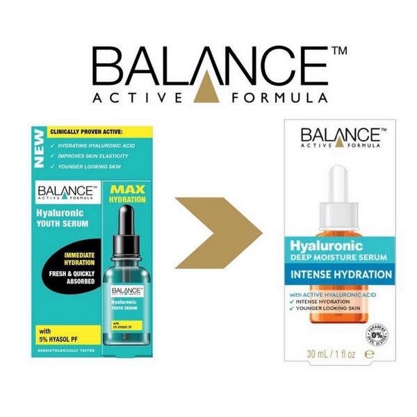  Tinh Chất Cấp Ẩm Căng Bóng Da BALANCE Active Formula Hyaluronic Deep Moisture Serum - 30ml 