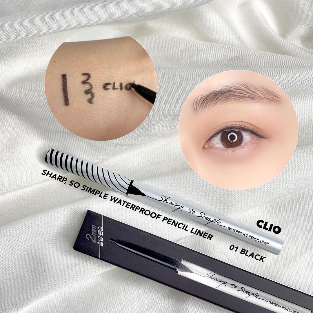 Chì Sáp Kẻ Mắt Nét Mảnh CLIO Sharp, So Simple Waterproof Pencil Liner