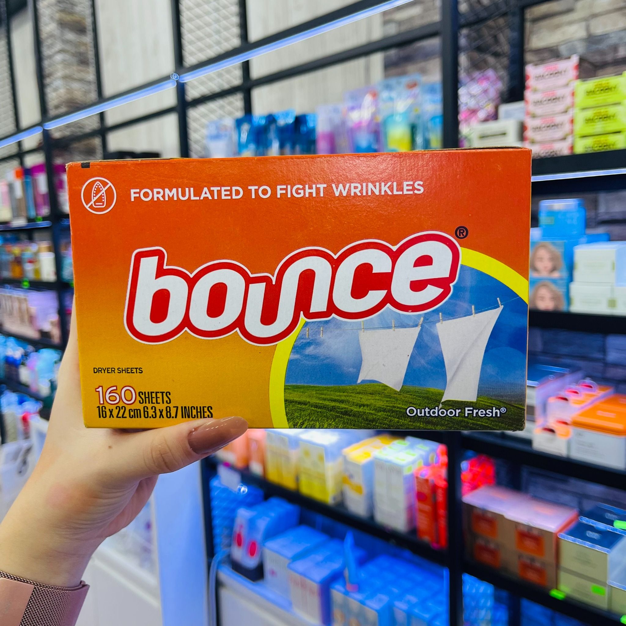  (Có Bán Lẻ) Giấy Thơm Quần Áo, Chống Ẩm Mốc BOUNCE 4 In 1 Dryer Sheets Mỹ 