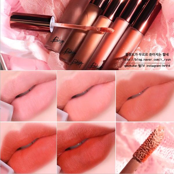 Son kem lì BBIA Last Velvet Lip Tint Version 5 (màu 23 - 24 - 25)