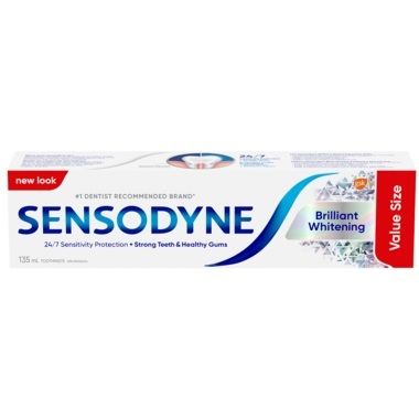  Kem Đánh Răng Đa Năng Trắng Răng + Khỏe Nướu Sensodyne Brilliant Whitening Sensitivity Protection - 135ml 