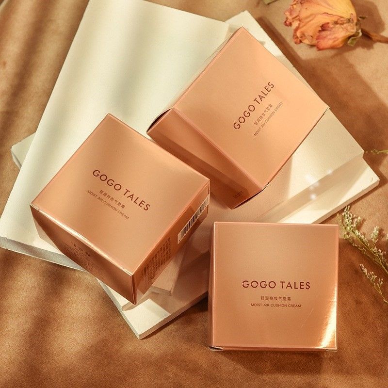 Phấn Nước Cushion GOGO TALES Moist Air Kiềm Dầu, Che Khuyết Điểm ( Kèm Lõi)