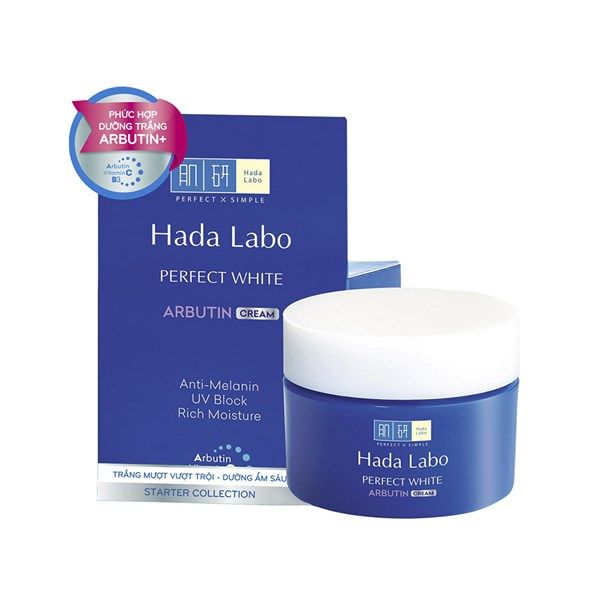 Kem Dưỡng Trắng Da Chuyên Sâu Hada Labo Perfect White Cream