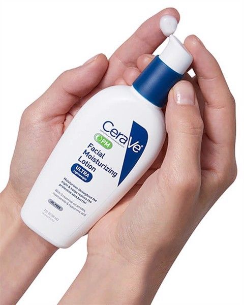  Kem Dưỡng Ẩm Sáng Da Ban Đêm Dịu Nhẹ CERAVE PM Facial Moisturizing Lotion Ultra Lightweight - 89ml 