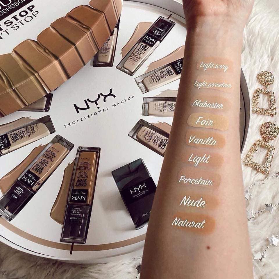 Kem Nền NYX Professional Makeup Can’t Stop Won’t Stop Full Coverage Foundation