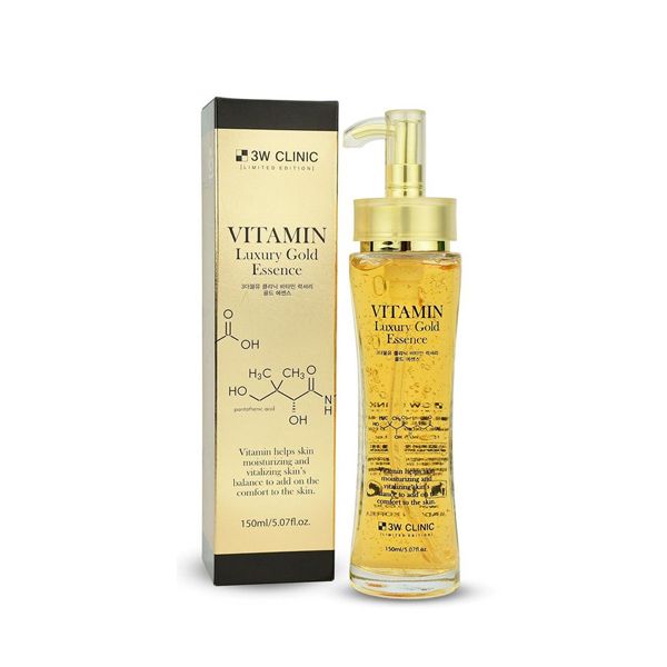 Serum Dưỡng Tái Tạo da 3W Clinic Vitamin Luxury Gold Essence 150ml