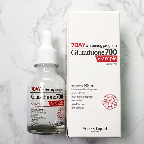  Huyết Thanh Trắng Da Angel’s Liquid 7day Whitening Program Glutathione 700 V-ample 30ml (DATE 30.01.2023) 