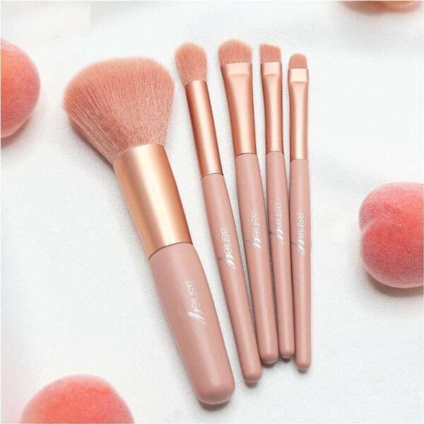 Set 5 cọ trang điểm Ashley Peachy Brush Set 5Pcs