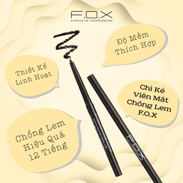 Kẻ Mắt F.O.X Smudge-Proof Magic Eyeliner