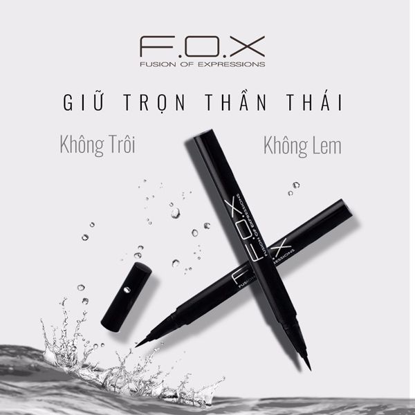 Kẻ Mắt Nước F.O.X Waterproof Liquid Eyeliner GA01