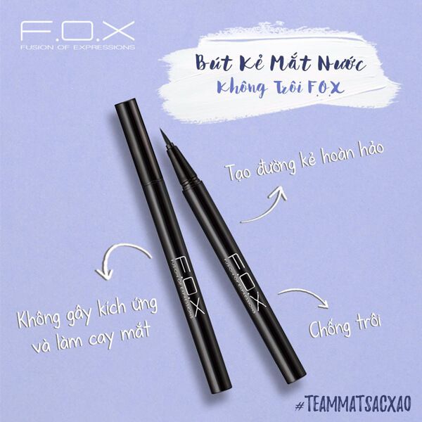 Kẻ Mắt Nước F.O.X Waterproof Liquid Eyeliner GA01