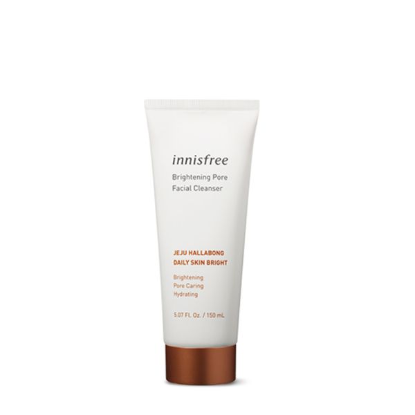 Sữa Rửa Mặt Tạo Bọt Làm Sáng Da, Chăm Sóc Lỗ Chân Lông Innisfree Brightening Pore Facial Cleanser 150ml (HALLABONG)
