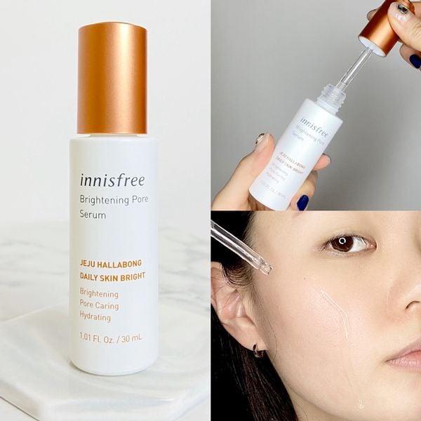 Tinh Chất Dưỡng Trắng Da, Mờ Thâm, Chăm Sóc Lỗ Chân Lông Innisfree Brightening Pore Serum 30ml (HALLABONG)