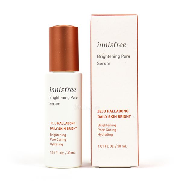 Tinh Chất Dưỡng Trắng Da, Mờ Thâm, Chăm Sóc Lỗ Chân Lông Innisfree Brightening Pore Serum 30ml (HALLABONG)