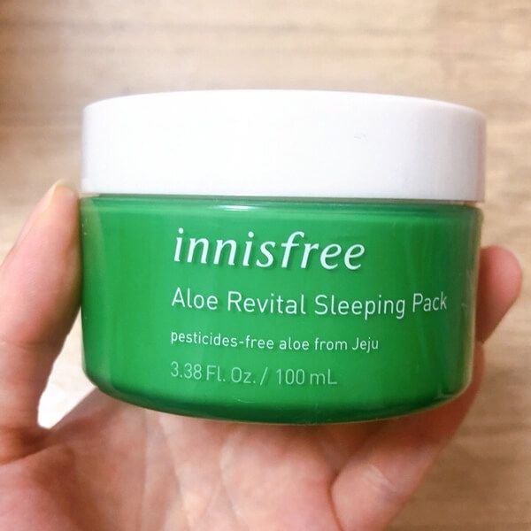 Mặt Nạ Ngủ Cấp Nước, Làm Dịu Da Chiết Xuất Nha Đam Innisfree Aloe Revital Sleeping Pack 100ml
