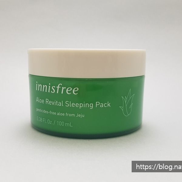 Mặt Nạ Ngủ Cấp Nước, Làm Dịu Da Chiết Xuất Nha Đam Innisfree Aloe Revital Sleeping Pack 100ml