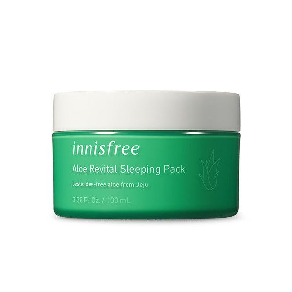 Mặt Nạ Ngủ Cấp Nước, Làm Dịu Da Chiết Xuất Nha Đam Innisfree Aloe Revital Sleeping Pack 100ml