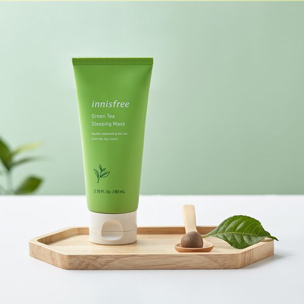 Mặt Nạ Ngủ Chứa Chiết Xuất Từ Trà Xanh Innisfree Green Tea Sleeping Mask 80ml