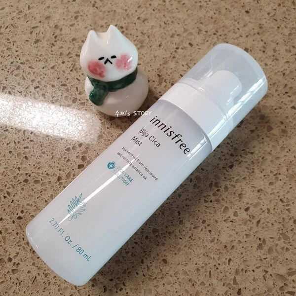 Xịt Khoáng Giúp Làm Dịu, Chăm Sóc Da Mụn Innisfree Bija Cica Mist 80ml