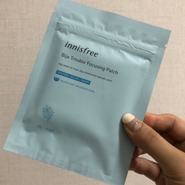 Miếng Dán Mụn Sưng, Viêm Innisfree Bija Trouble Focusing Patch (1 tờ 9 miếng)