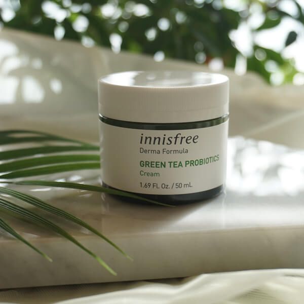Kem Dưỡng Ẩm Innisfree Derma Formula Green Tea Probiotics Cream