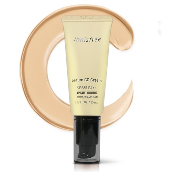 Kem Nền Che Phủ Tốt, Dưỡng Ẩm Cho Da Innisfree Serum CC Cream Cover 35ml SPF35/PA++