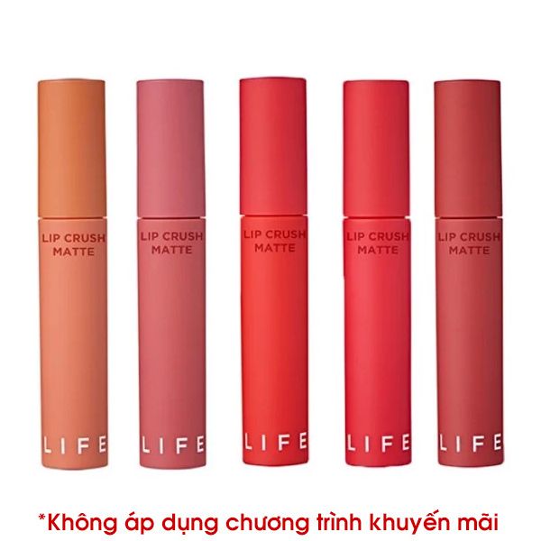  Son Kem Lì It’s Skin Life Color Lip Crush Matte (không tích điểm) 